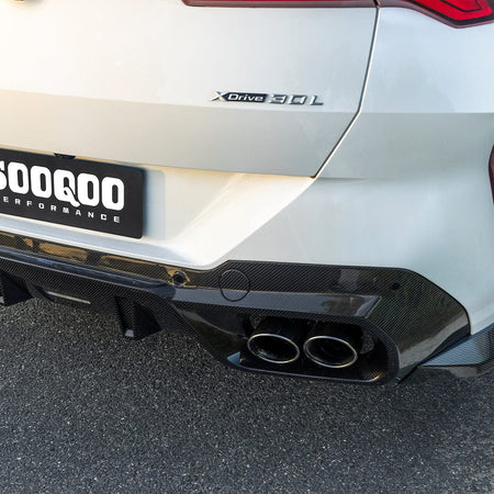 SOOQOO Diffuser SOOQOO BMW X3 G45 Rear Diffuser in Prepreg Carbon Fiber