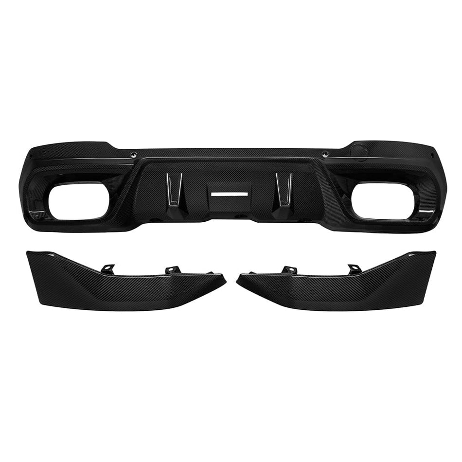 SOOQOO Diffuser SOOQOO BMW X3 G45 Rear Diffuser in Prepreg Carbon Fiber