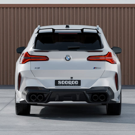 SOOQOO Diffuser SOOQOO BMW X3 G45 Rear Diffuser in Prepreg Carbon Fiber