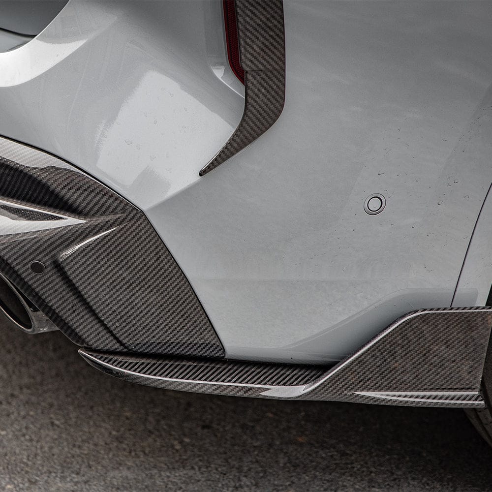 SOOQOO Diffuser SOOQOO BMW X3M F97 LCI Rear Diffuser In Prepreg Carbon Fiber