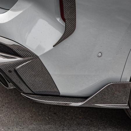 SOOQOO Diffuser SOOQOO BMW X3M F97 LCI Rear Diffuser In Prepreg Carbon Fiber