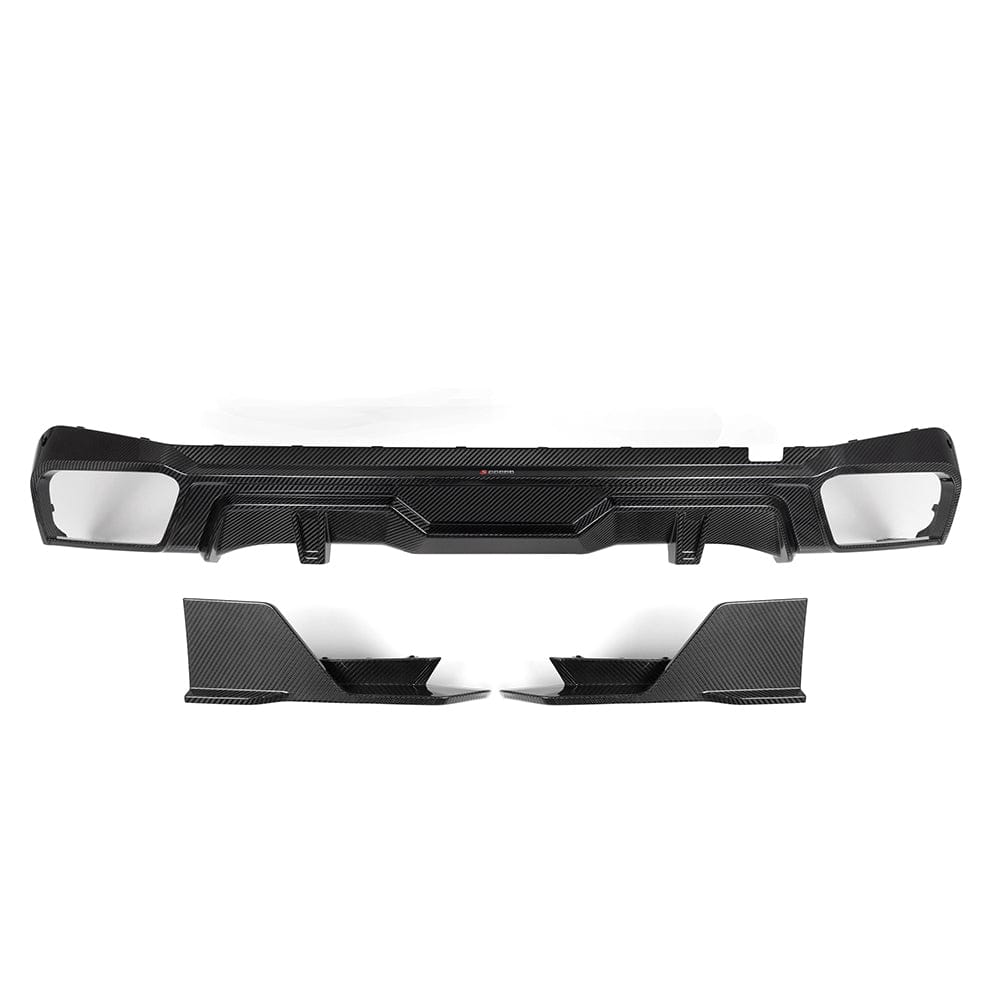 SOOQOO Diffuser SOOQOO BMW X5 G05 Rear Diffuser In Prepreg Carbon Fiber