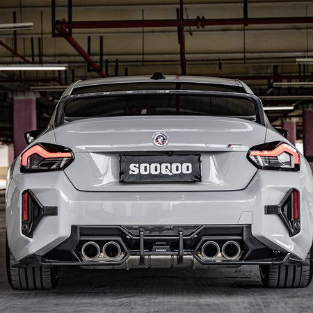 SOOQOO Diffuser SOOQOO V1 BMW M2 G87 Rear Diffuser In Prepreg Carbon Fiber