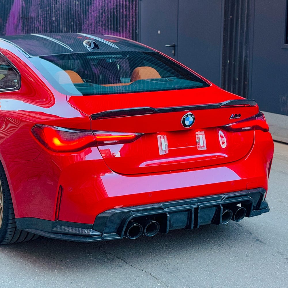 SOOQOO Diffuser SOOQOO V1 BMW M4 G82 Rear Diffuser In Prepreg Carbon Fiber
