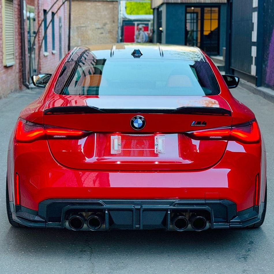 SOOQOO Diffuser SOOQOO V1 BMW M4 G82 Rear Diffuser In Prepreg Carbon Fiber