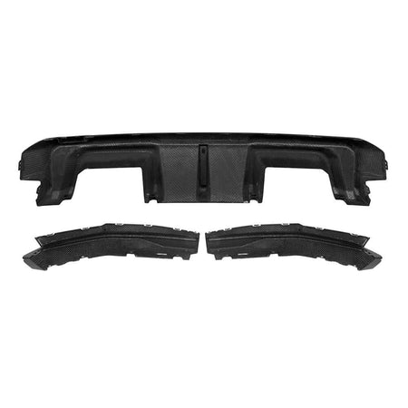 SOOQOO Diffuser SOOQOO V2 BMW M3 G80 Rear Diffuser W/Brake Light In Prepreg Carbon Fiber