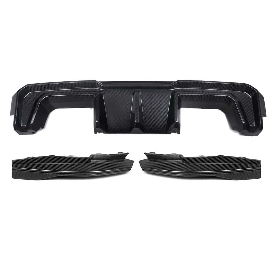 SOOQOO Diffuser SOOQOO V2 BMW M4 G82 G83 Rear Diffuser In Prepreg Carbon Fiber