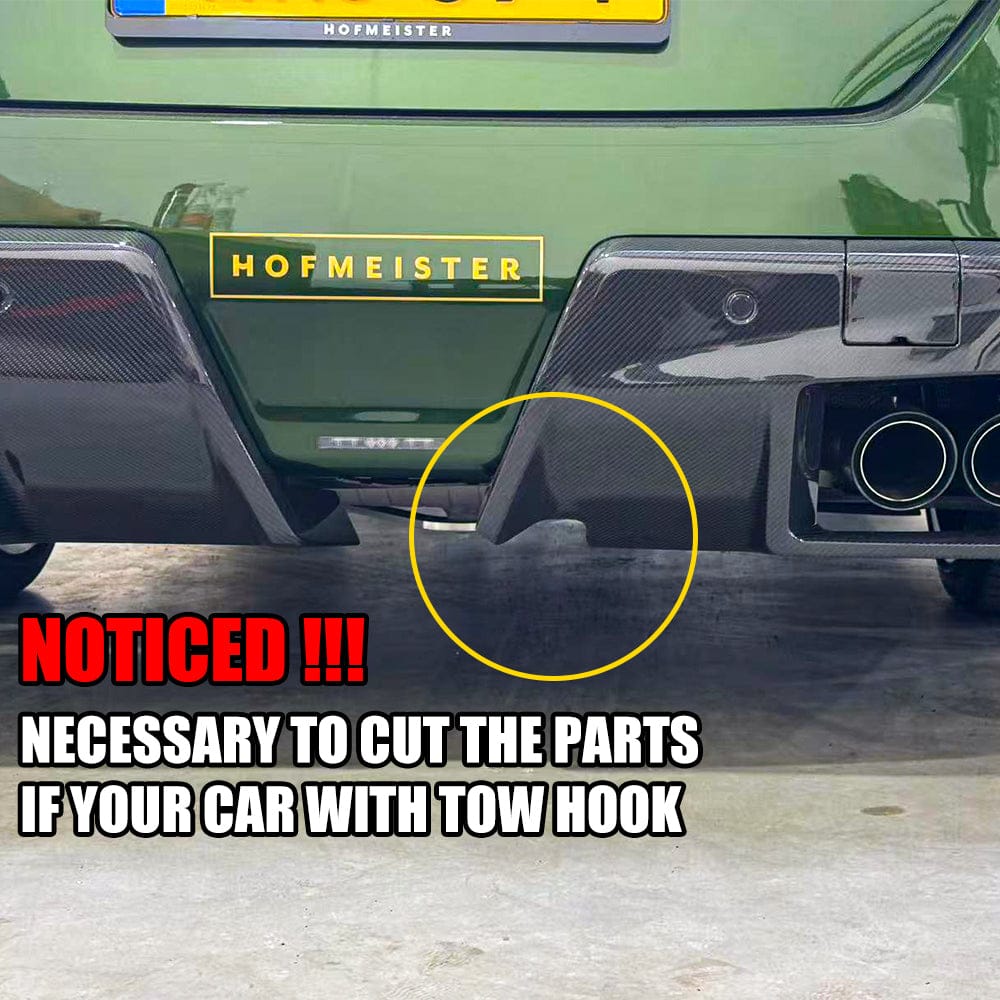 SOOQOO Diffuser SOOQOO V2 BMW M5 G90 Rear Diffuser In Prepreg Carbon Fiber