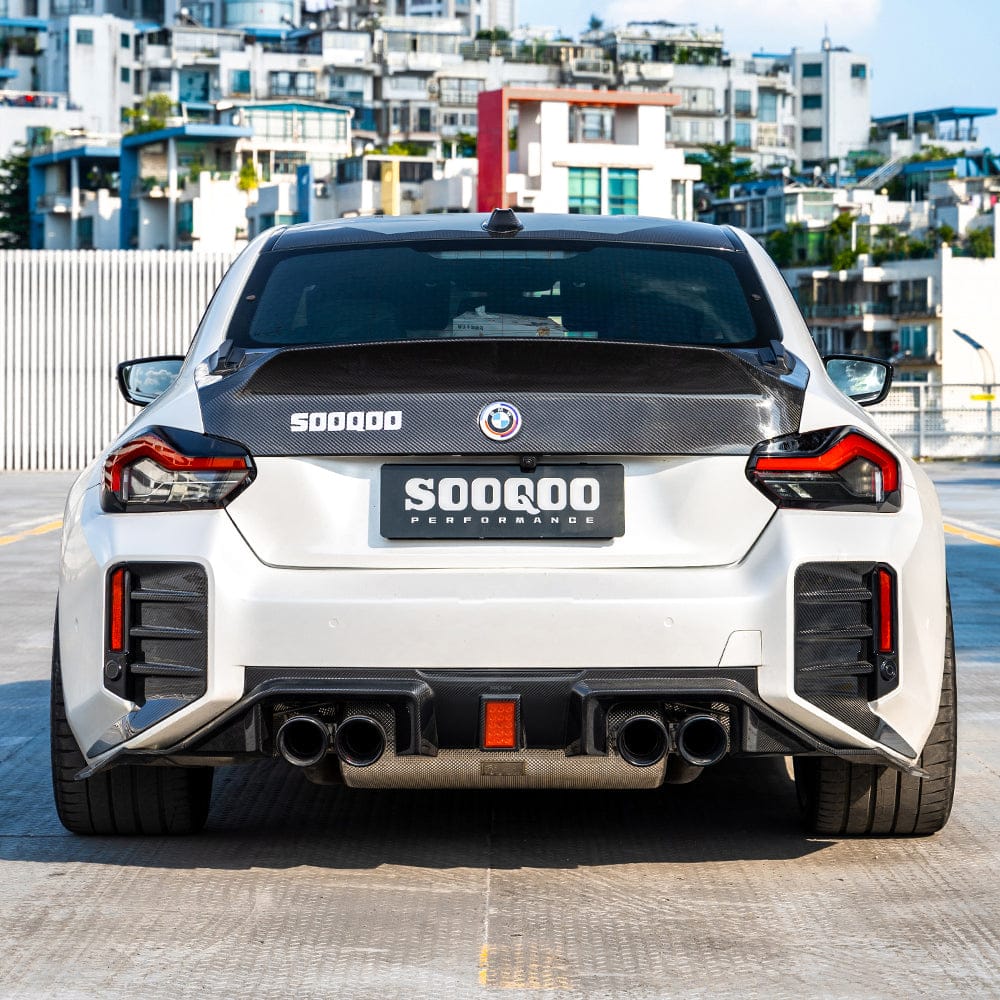 SOOQOO Diffuser SOOQOO V3 BMW M2 G87 Rear Diffuser In Prepreg Carbon Fiber