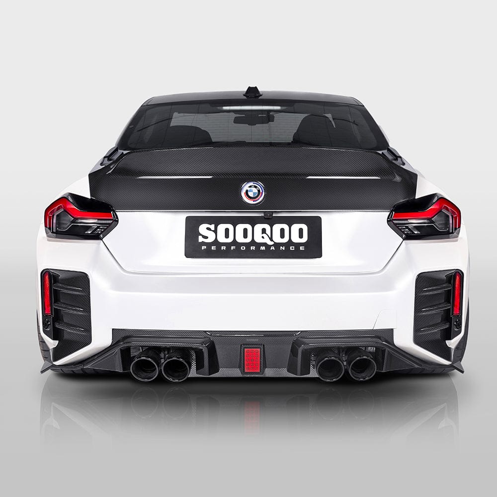 SOOQOO Diffuser SOOQOO V3 BMW M2 G87 Rear Diffuser In Prepreg Carbon Fiber