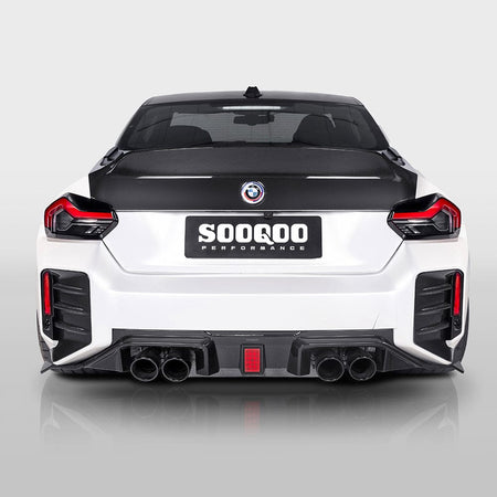 SOOQOO Diffuser SOOQOO V3 BMW M2 G87 Rear Diffuser In Prepreg Carbon Fiber