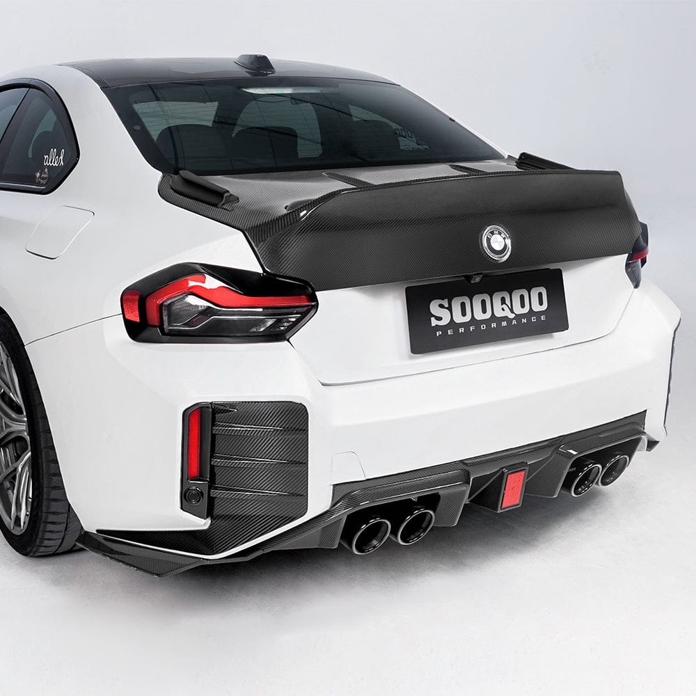 SOOQOO Diffuser SOOQOO V3 BMW M2 G87 Rear Diffuser In Prepreg Carbon Fiber