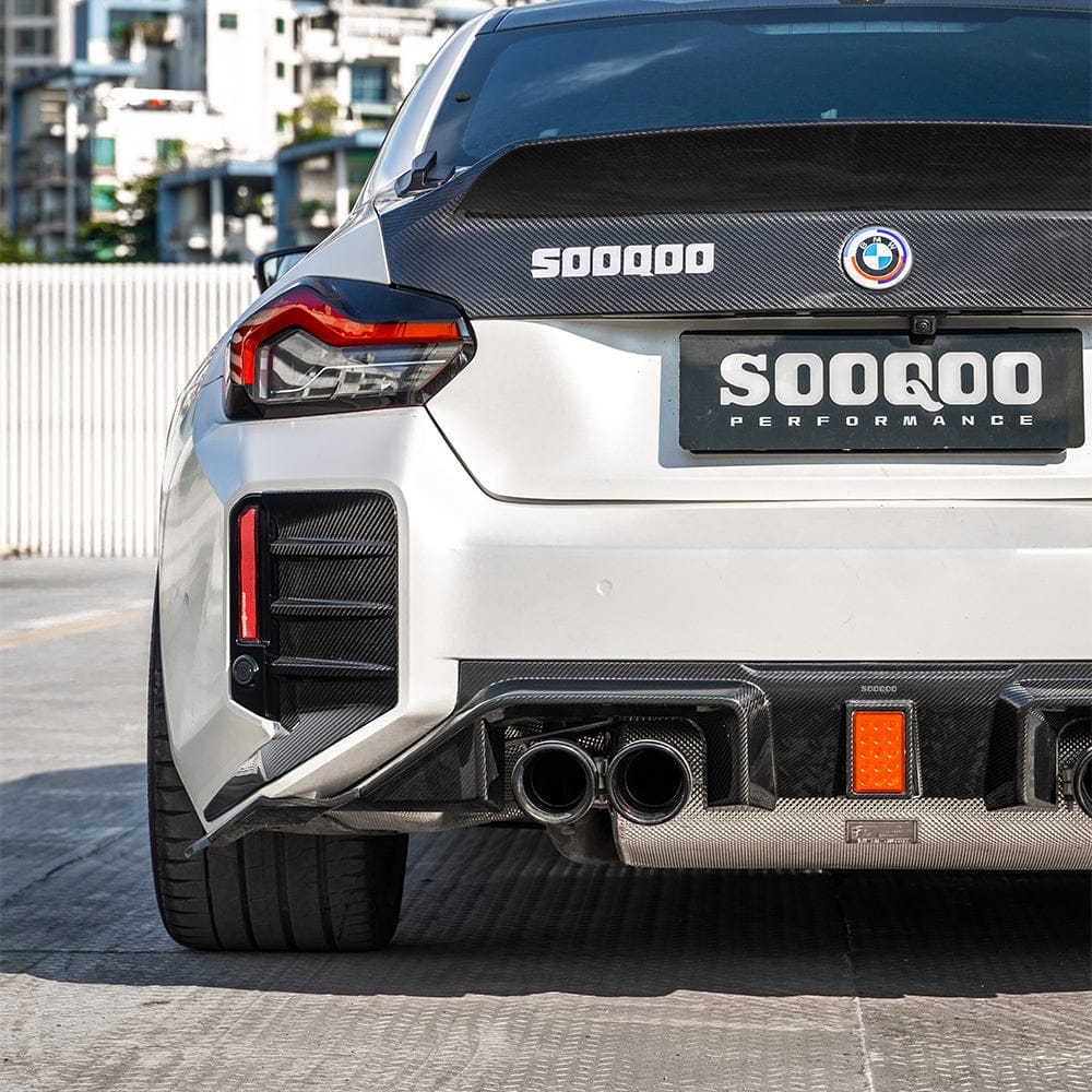 SOOQOO Diffuser SOOQOO V3 BMW M2 G87 Rear Diffuser In Prepreg Carbon Fiber