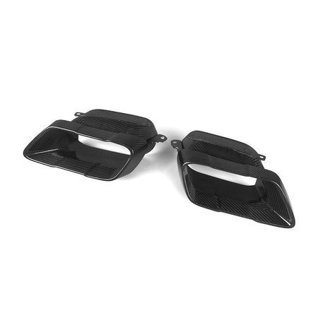 SOOQOO Exhaust SOOQOO BMW X5 G05 Exhaust Tips In Prepreg Carbon Fiber
