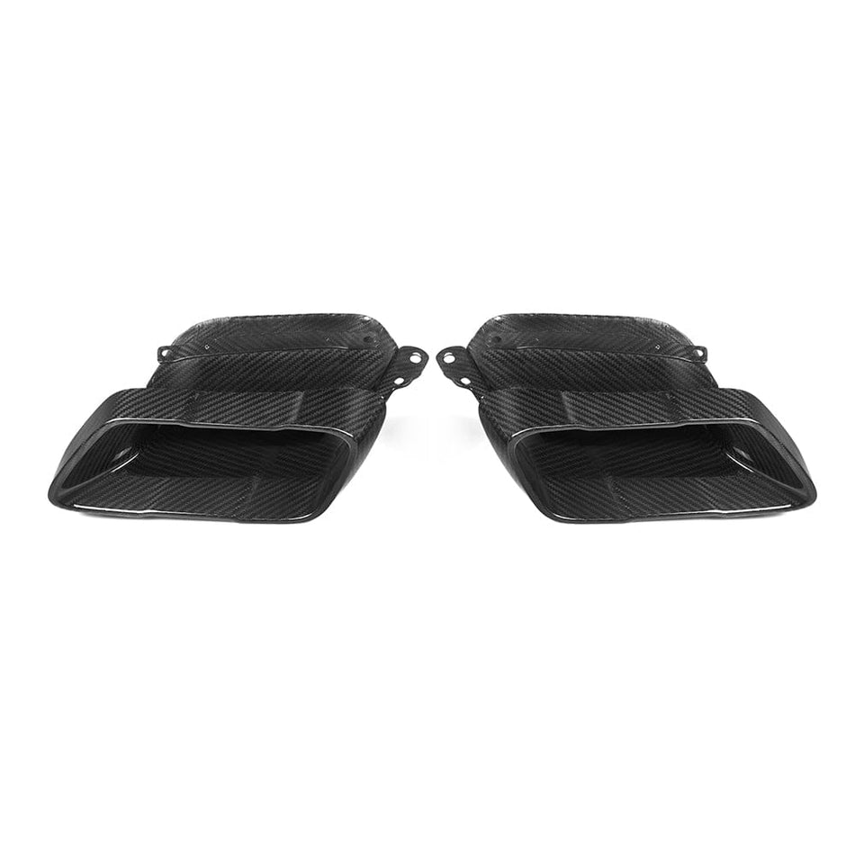 SOOQOO Exhaust SOOQOO BMW X5 G05 Exhaust Tips In Prepreg Carbon Fiber