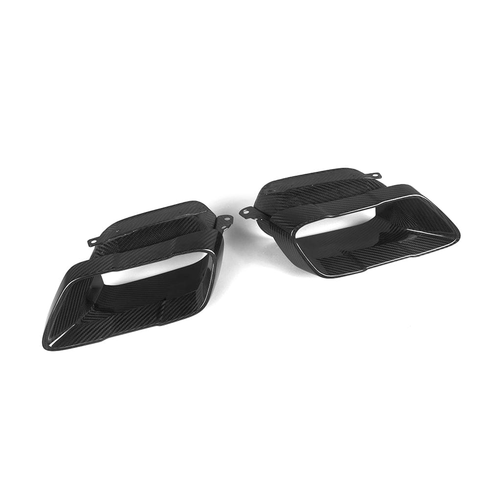 SOOQOO Exhaust SOOQOO BMW X5 G05 Exhaust Tips In Prepreg Carbon Fiber