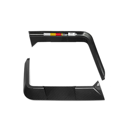 SOOQOO Front Bumper Trim SOOQOO BMW XM G09 Rear Bumper Insert In Prepreg Carbon Fiber