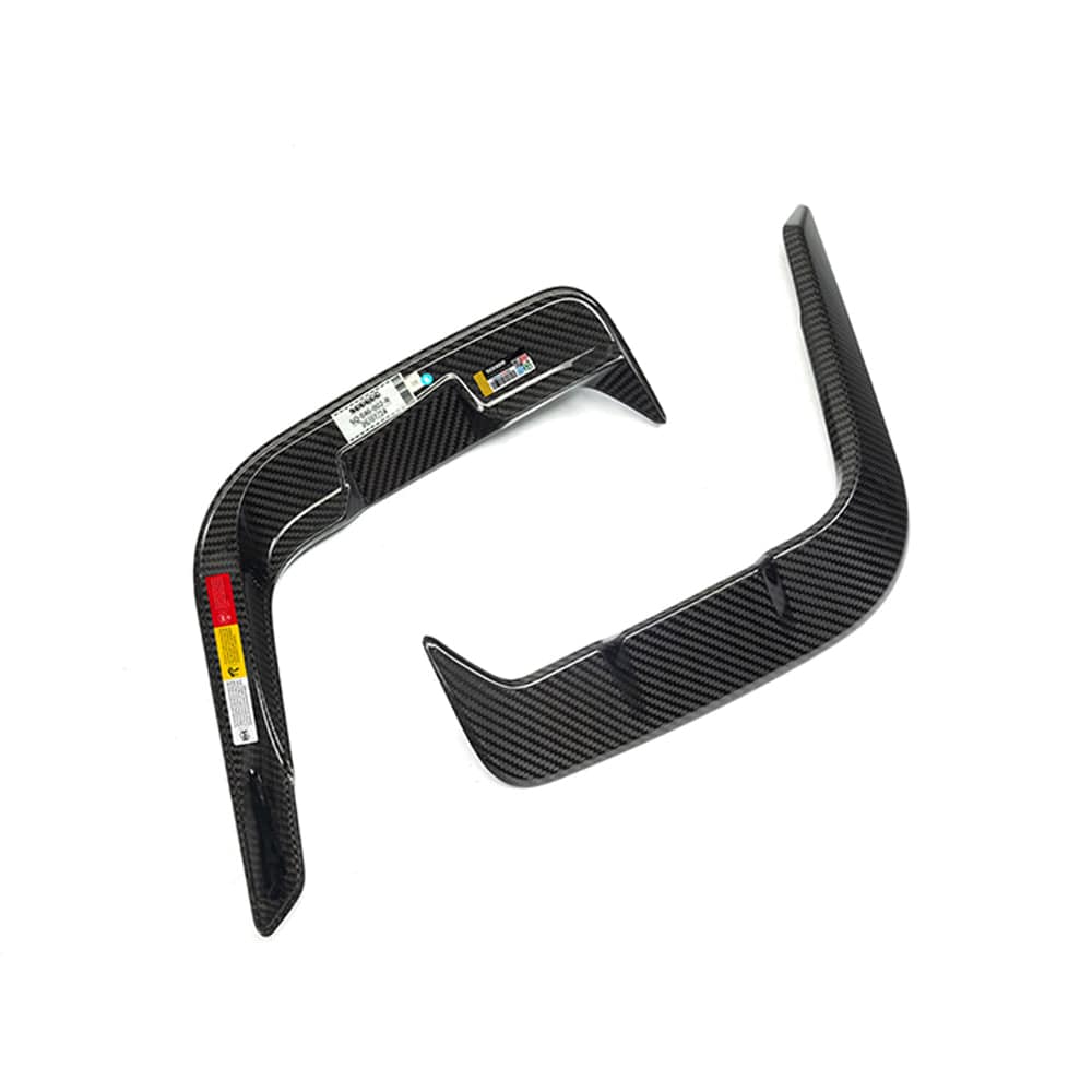 SOOQOO Front Bumper Trim SOOQOO BMW Z4 G29 Front Bumper Inserts In Gloss Carbon