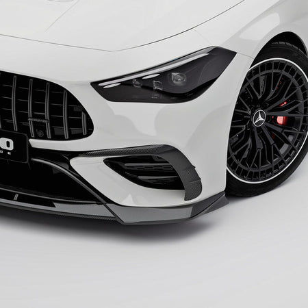 SOOQOO Front Bumper Trim SOOQOO MERCEDES-AMG CLE 53 C236 Front Bumper Inserts In Prepreg Carbon Fiber