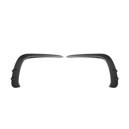 SOOQOO Front Bumper Trim SOOQOO MERCEDES-AMG CLE 53 C236 Front Bumper Inserts In Prepreg Carbon Fiber