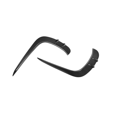 SOOQOO Front Bumper Trim SOOQOO MERCEDES-AMG CLE 53 C236 Front Bumper Inserts In Prepreg Carbon Fiber