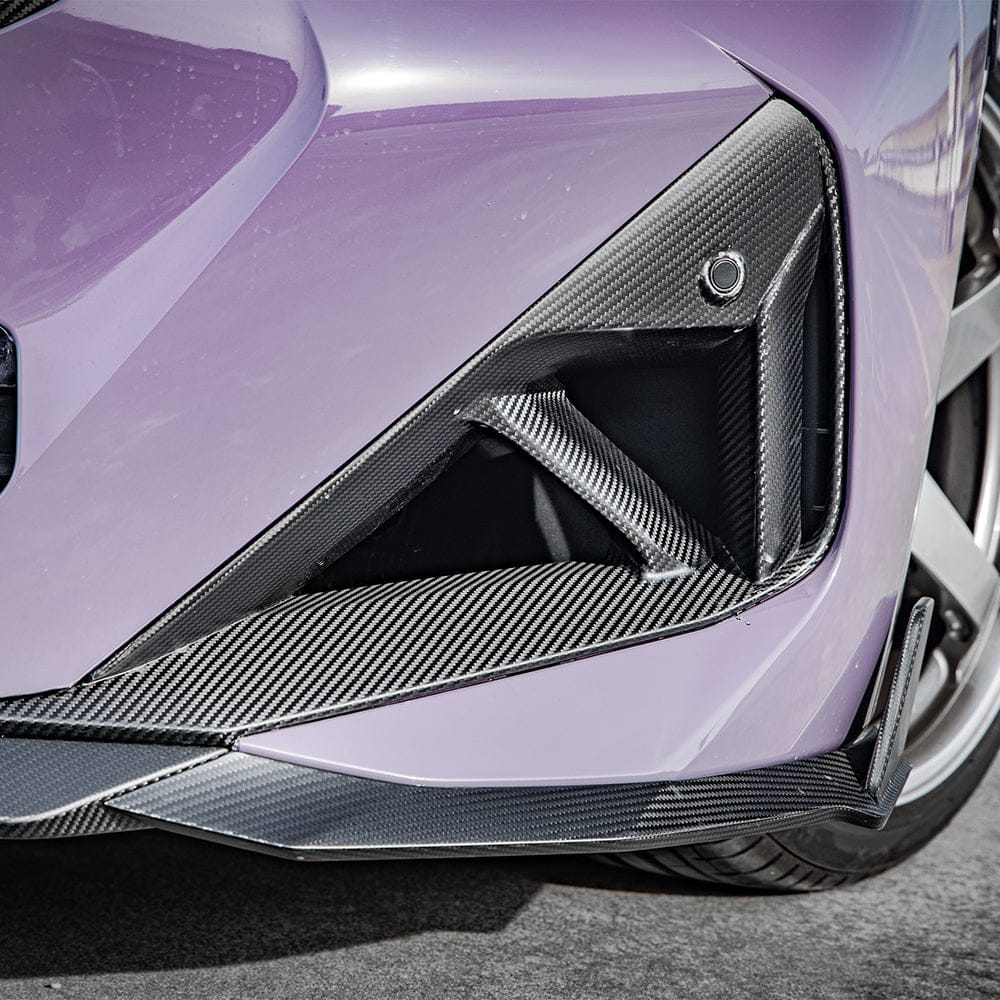 SOOQOO Front Duct SOOQOO BMW 2 Series G42 Air Inlets In Prepreg Carbon Fiber