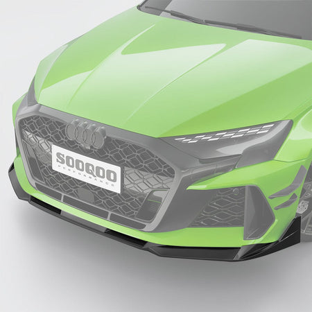 SOOQOO Front Lip SOOQOO AUDI RS3 8Y Facelift Front Lip In Prepreg Carbon Fiber