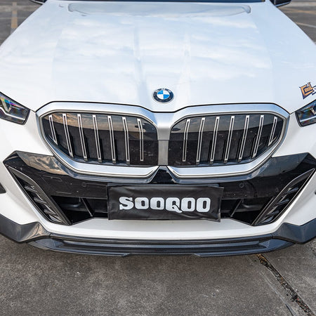 SOOQOO Front Lip SOOQOO BMW 5 Series G60 Front Lip In Prepreg Carbon Fiber
