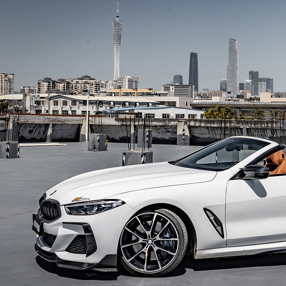 SOOQOO Front Lip SOOQOO BMW 8 Series G16 Front Lip In Prepreg Carbon Fiber