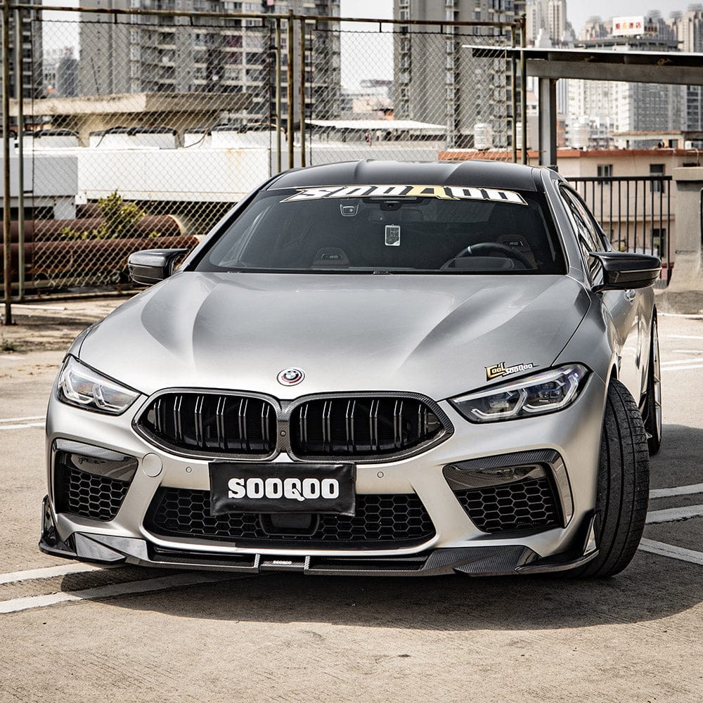 SOOQOO Front Lip SOOQOO BMW M8 F9x Front Lip In Prepreg Carbon Fiber