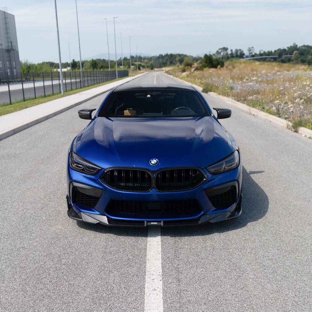 SOOQOO Front Lip SOOQOO BMW M8 F9x Front Lip In Prepreg Carbon Fiber