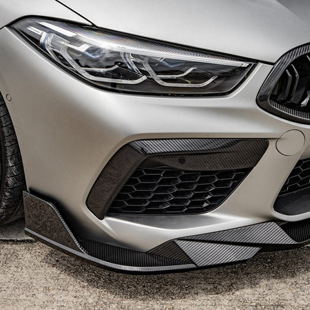 SOOQOO Front Lip SOOQOO BMW M8 F9x Front Lip In Prepreg Carbon Fiber