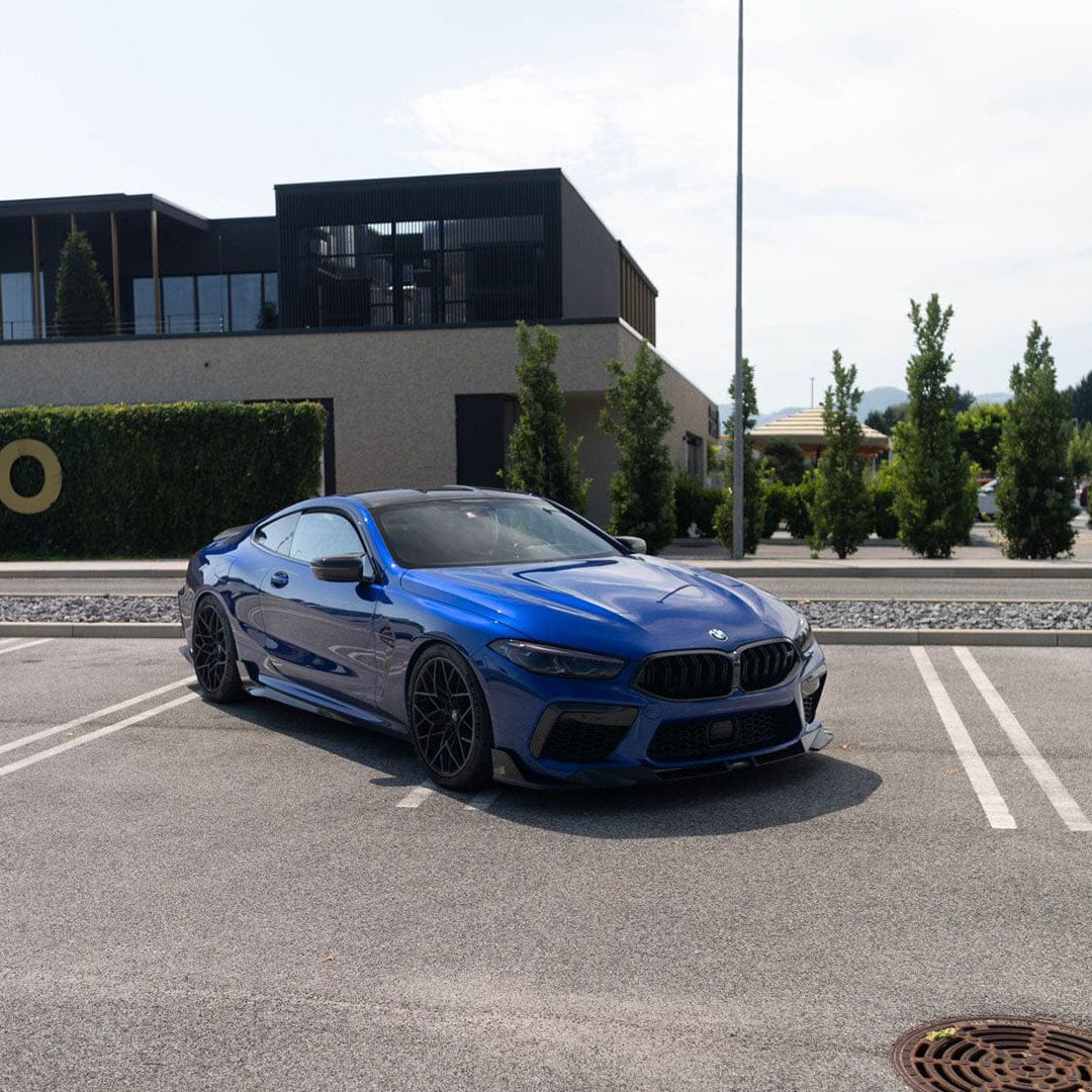SOOQOO Front Lip SOOQOO BMW M8 F9x Front Lip In Prepreg Carbon Fiber