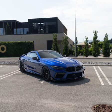 SOOQOO Front Lip SOOQOO BMW M8 F9x Front Lip In Prepreg Carbon Fiber