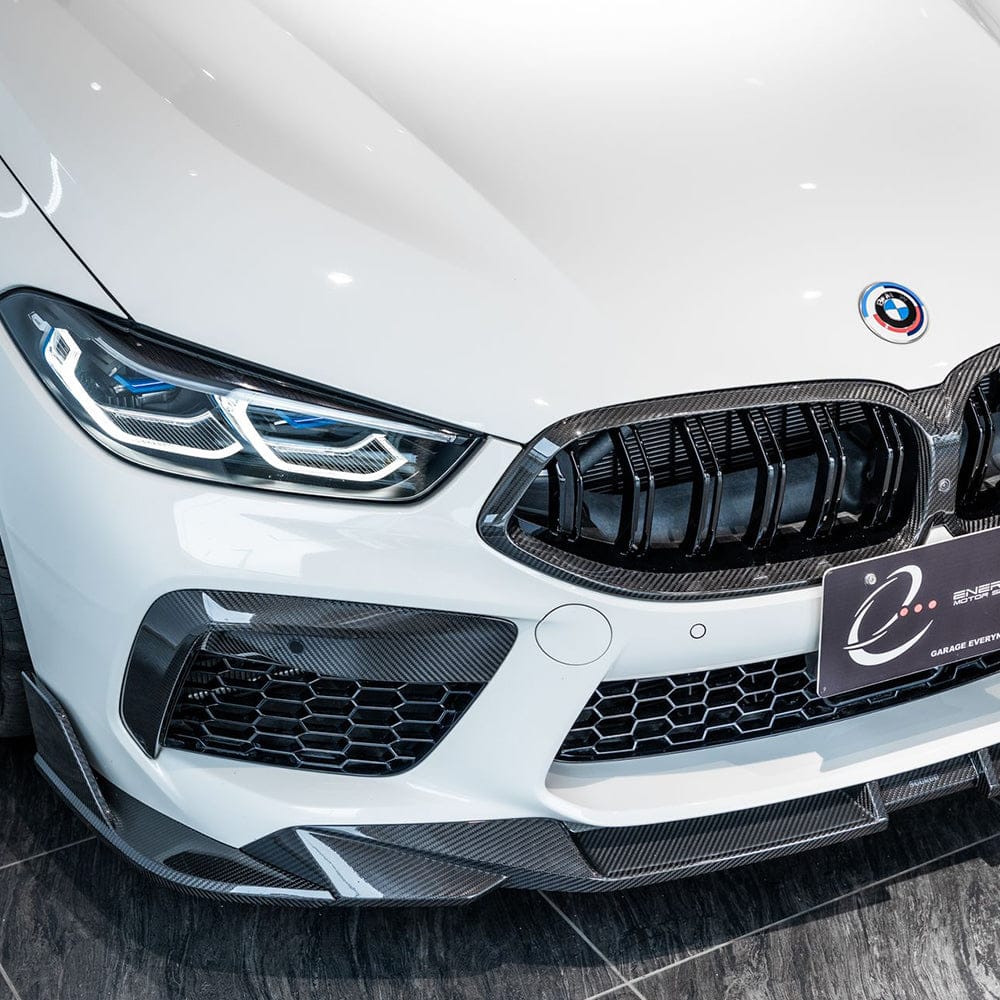 SOOQOO Front Lip SOOQOO BMW M8 F9x Front Lip In Prepreg Carbon Fiber
