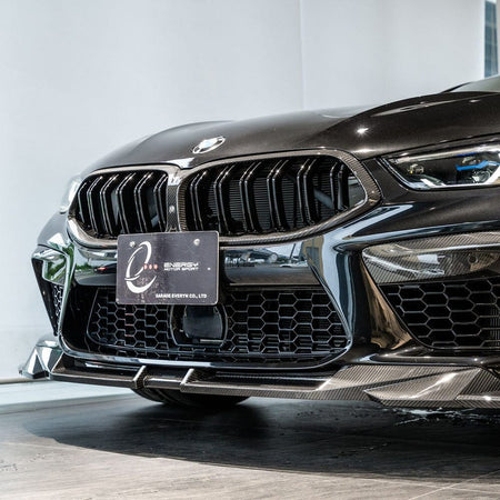 SOOQOO Front Lip SOOQOO BMW M8 F9x Front Lip In Prepreg Carbon Fiber