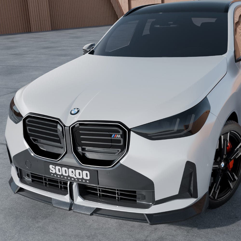 SOOQOO Front Lip SOOQOO BMW X3 G45 Front Lip in Prepreg Carbon Fiber