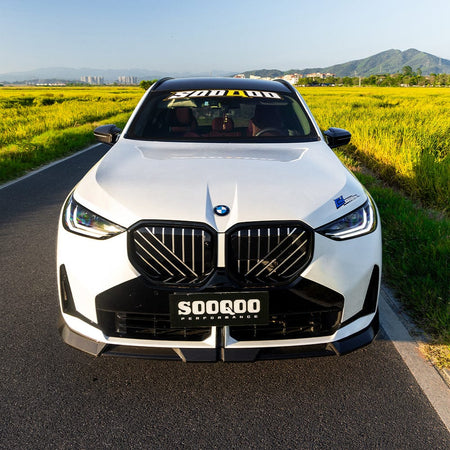 SOOQOO Front Lip SOOQOO BMW X3 G45 Front Lip in Prepreg Carbon Fiber