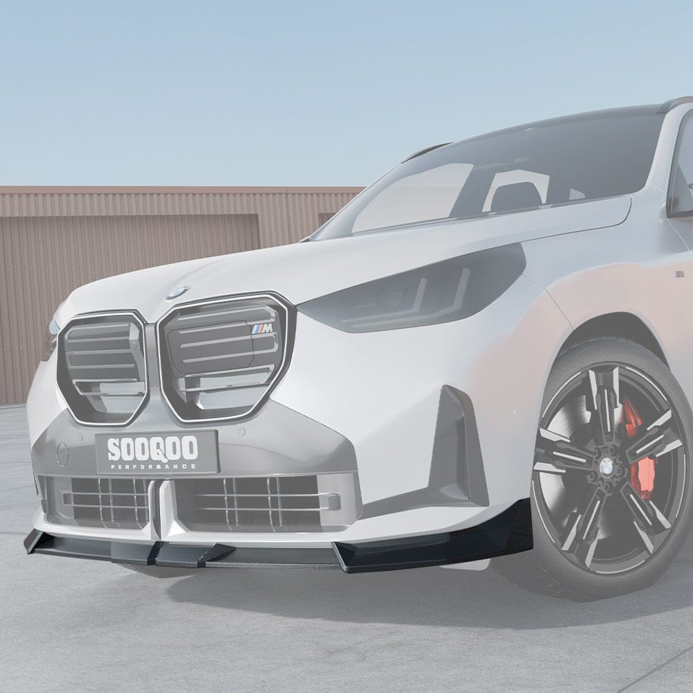 SOOQOO Front Lip SOOQOO BMW X3 G45 Front Lip in Prepreg Carbon Fiber