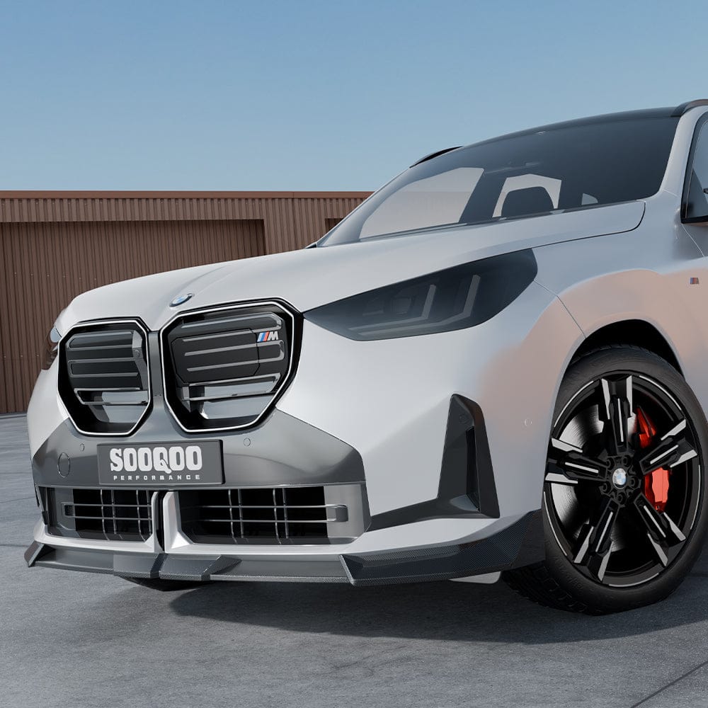 SOOQOO Front Lip SOOQOO BMW X3 G45 Front Lip in Prepreg Carbon Fiber