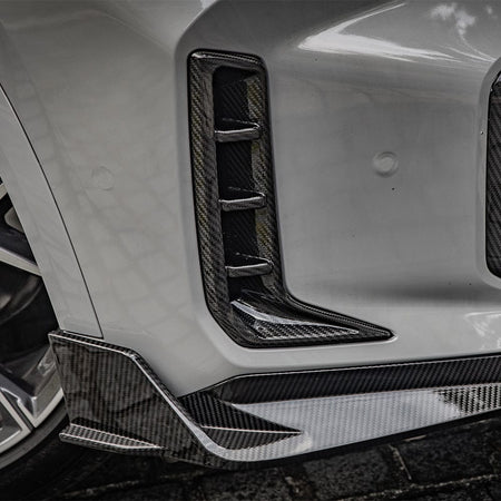 SOOQOO Front Lip SOOQOO BMW X5 G05 LCI Front Lip In Prepreg Carbon Fiber