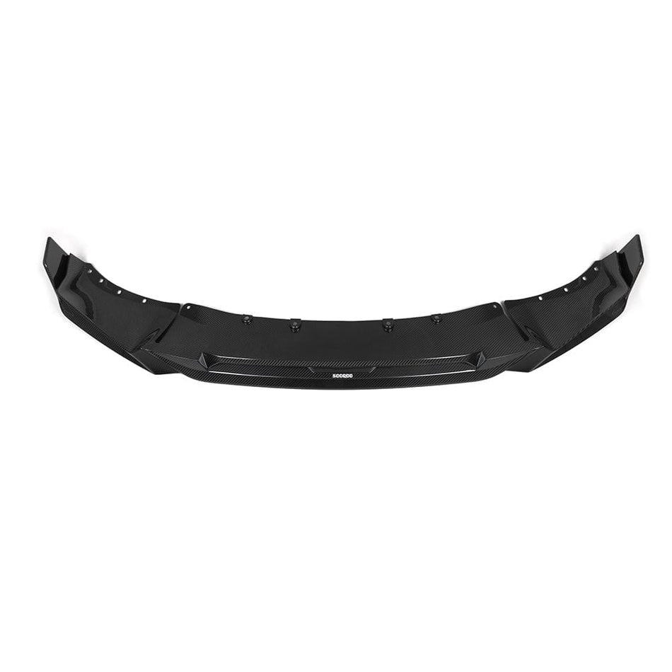SOOQOO Front Lip SOOQOO BMW X5 G05 LCI Front Lip In Prepreg Carbon Fiber