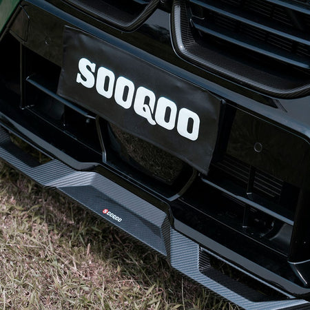 SOOQOO Front Lip SOOQOO BMW X5M F95 LCI Front Lip In Prepreg Carbon Fiber