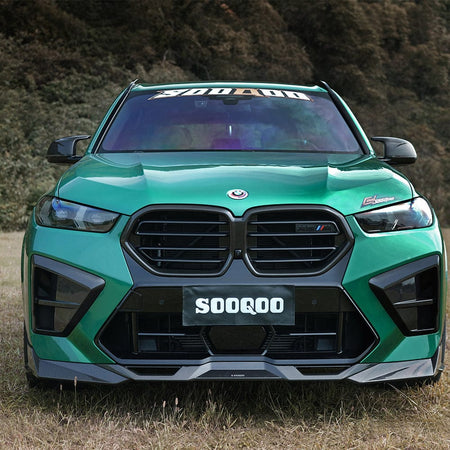 SOOQOO Front Lip SOOQOO BMW X5M F95 LCI Front Lip In Prepreg Carbon Fiber