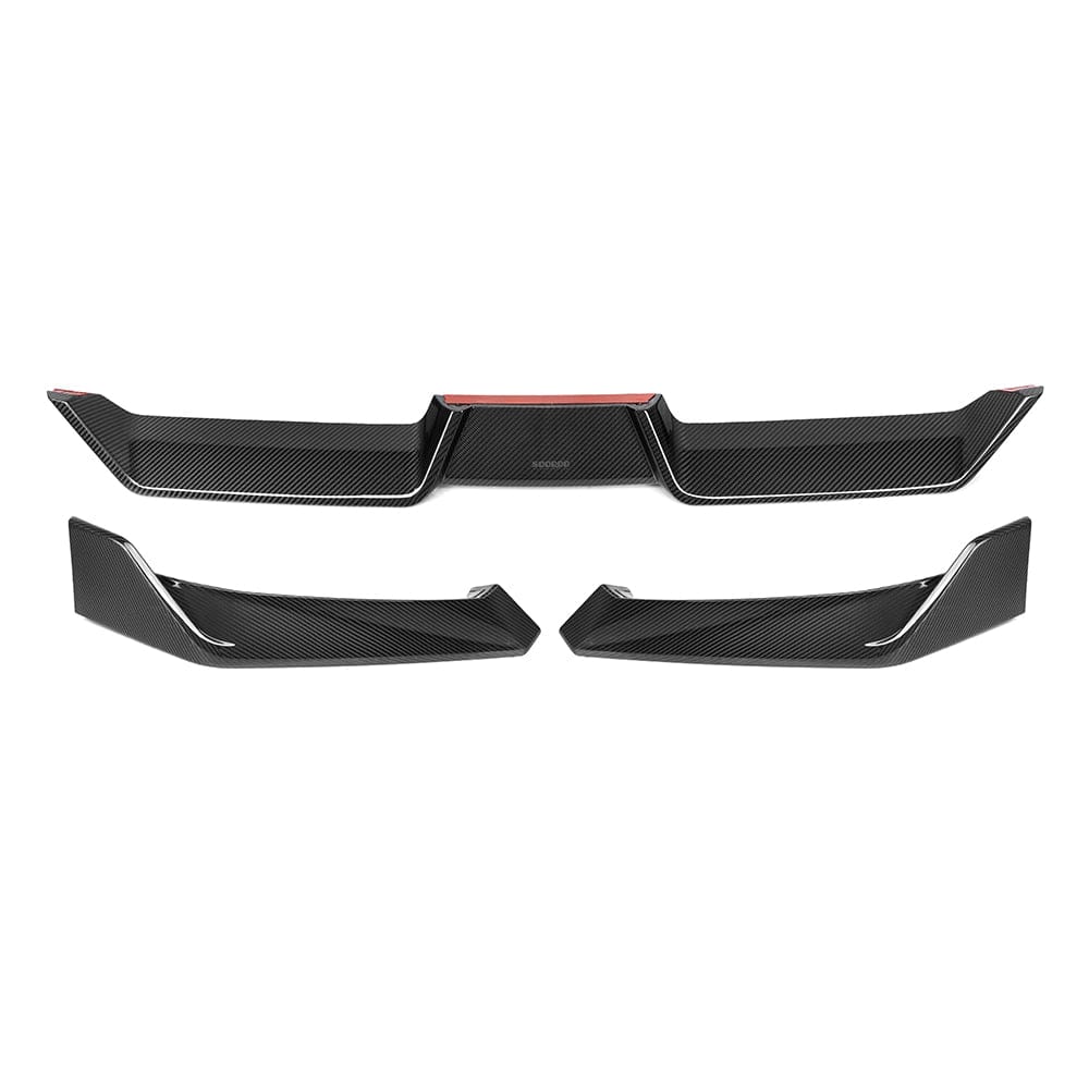 SOOQOO Front Lip SOOQOO BMW X6 G06 Facelift Front Lip In Prepreg Carbon Fiber