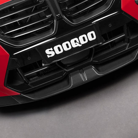 SOOQOO Front Lip SOOQOO BMW X6M F96 LCI Front Lip In Prepreg Carbon Fiber