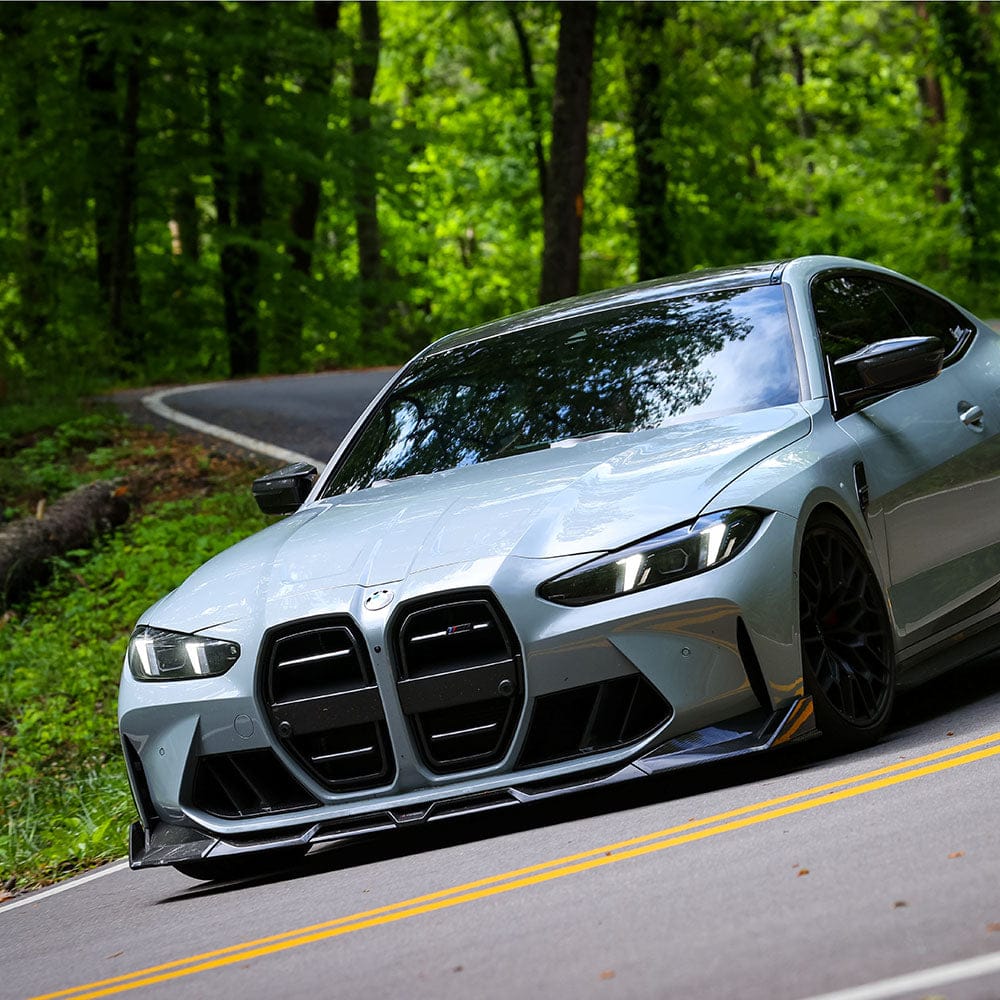 SOOQOO Front Lip SOOQOO V1 BMW G8x M3 M4 Front Lip In Prepreg Carbon Fiber