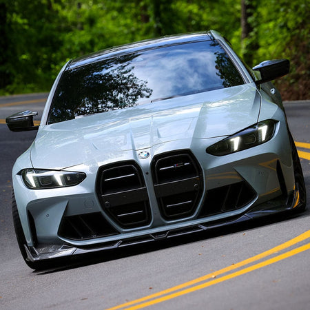 SOOQOO Front Lip SOOQOO V1 BMW G8x M3 M4 Front Lip In Prepreg Carbon Fiber