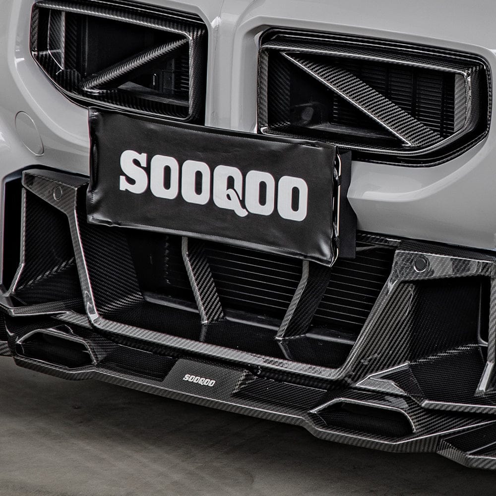 SOOQOO Front Lip SOOQOO V1 BMW M2 G87 Front Lip In Prepreg Carbon Fiber