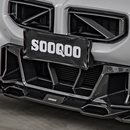 SOOQOO Front Lip SOOQOO V1 BMW M2 G87 Front Lip In Prepreg Carbon Fiber